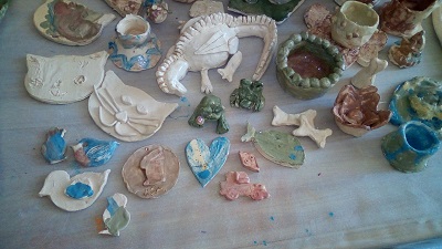 créations des enfants de l`atelier