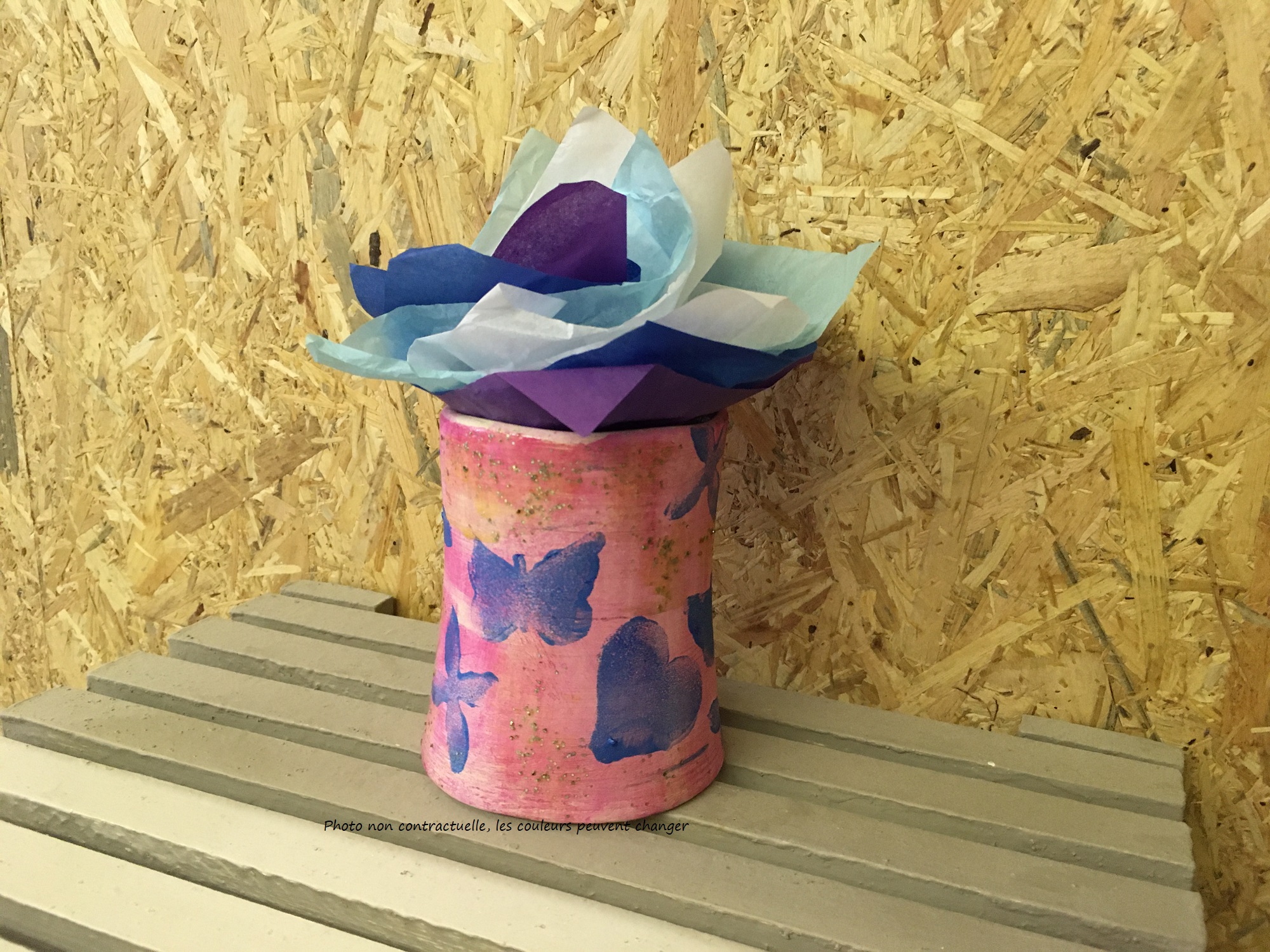 vase pour la fête des grands-mères